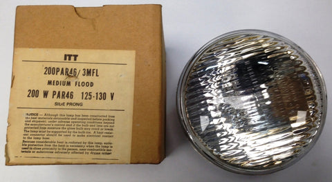 200PAR46/3MFL Sealed Beam Lamp, New