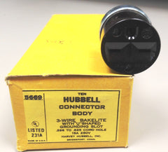 Hubbell 5669 NEMA 6-15C Connector (Box of 10)