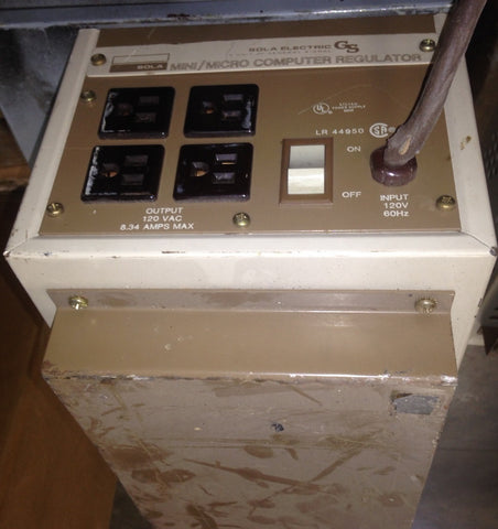 Sola Constant Voltage Transformer, 1kva, 120v