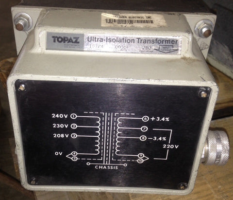 Topaz 5kva Ultra-Isolation Transformer
