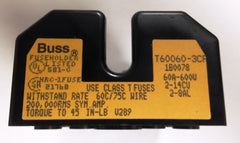 Bussman T60060-3CR Fuseblock, New (Lot of 3)