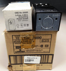 Leviton 55050 50amp Surface Mounting Receptacle (Box of 10)