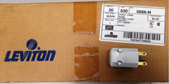 Leviton 5666-N 250V 15A Male Plug, NEMA 6-15 (Box of 20)